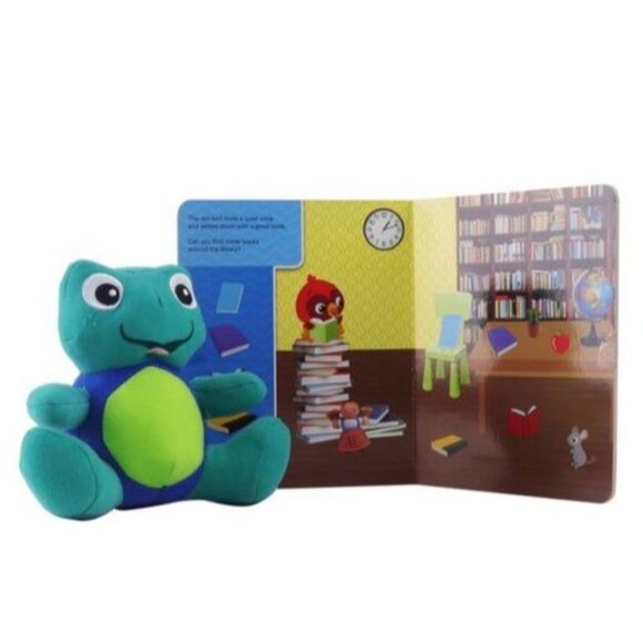 Baby Einstein First Look and Find Neptune Turtle - Book Box and Plush Set (Board - Picture 5 of 7